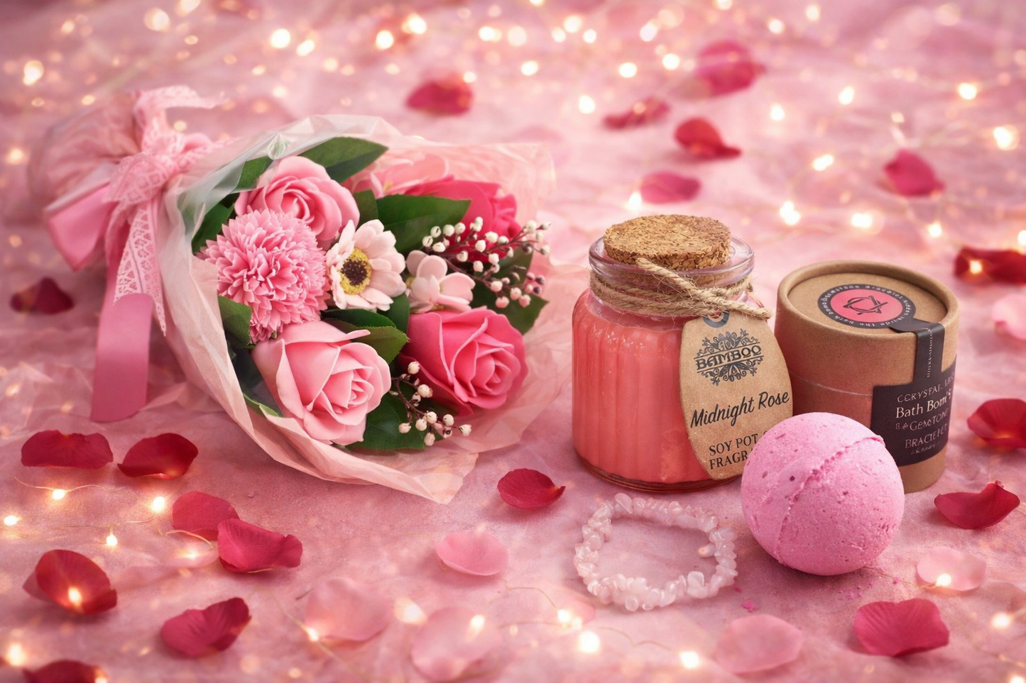 Pack Amor & Relax – Ritual de Baño Romántico