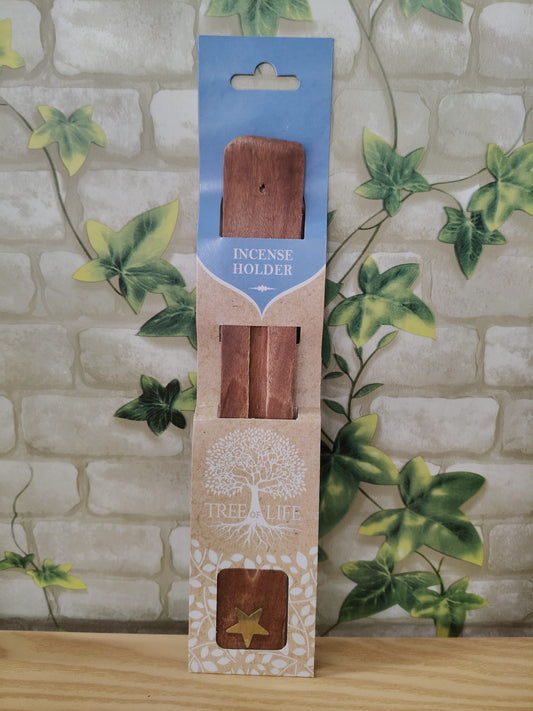 Brûleur d'encens en bois Arbre de Vie