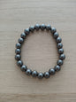 Pulsera piedra natural Hematita para hombre 8mm