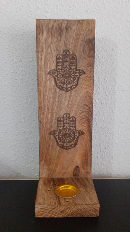Brûleur à bois gravé Main de Fatima