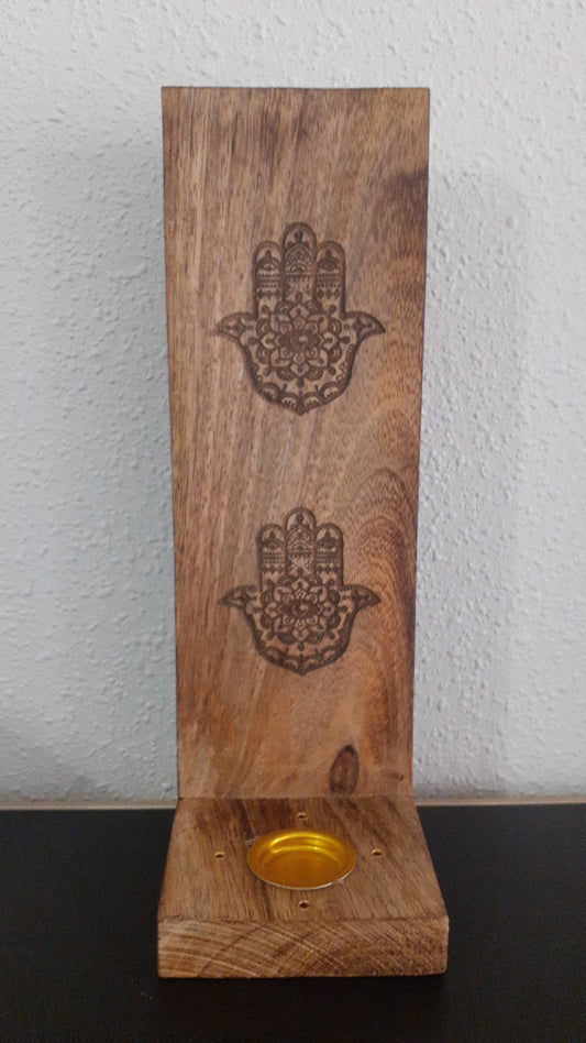 Brûleur à bois gravé Main de Fatima
