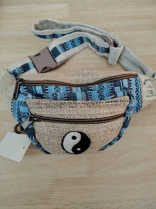 Riñonera de cáñamo Yin Yang Himalayan