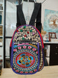 Sac à dos à motif brodé