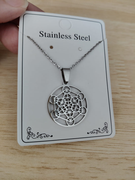 Colgante acero inoxidable Metatron