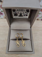 Pendientes acero inoxidable lagartijas