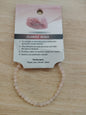 Bracelet élastique en pierre naturelle Quartz Rose 4mm