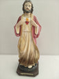 Figura de resina Sagrado corazón de Jesús 21x8x8 cm