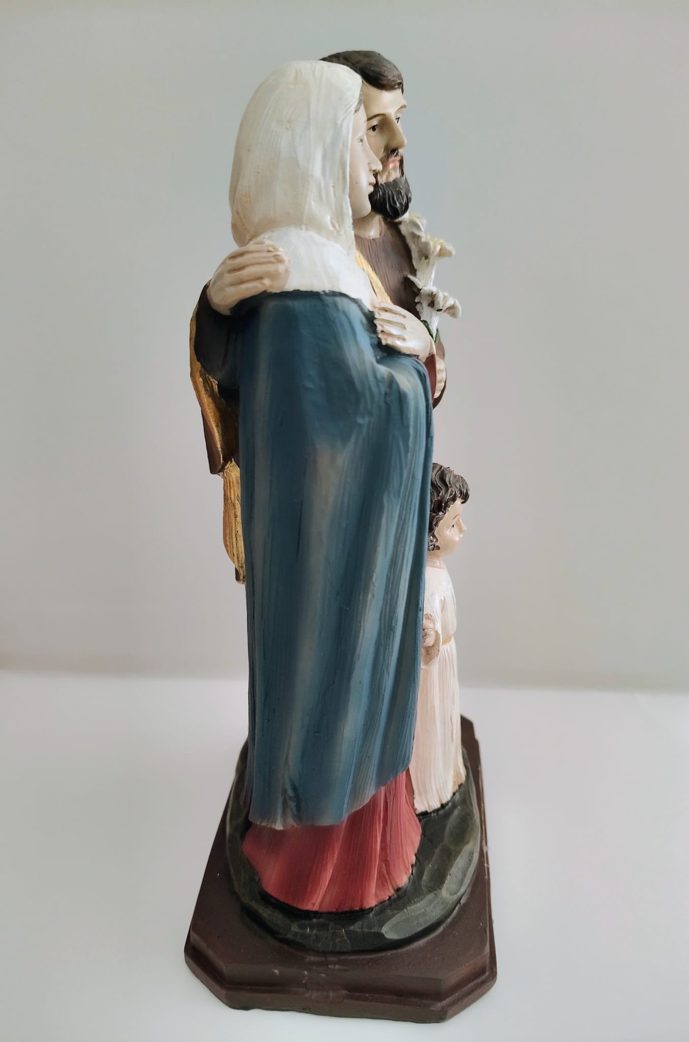 Figura de resina Sagrada Familia  21x12x8cm