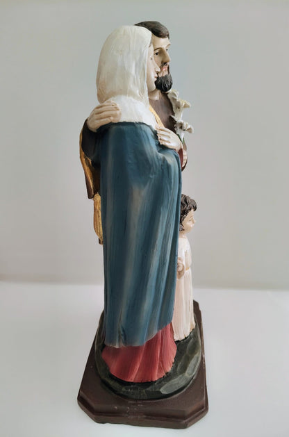 Figura de resina Sagrada Familia  21x12x8cm