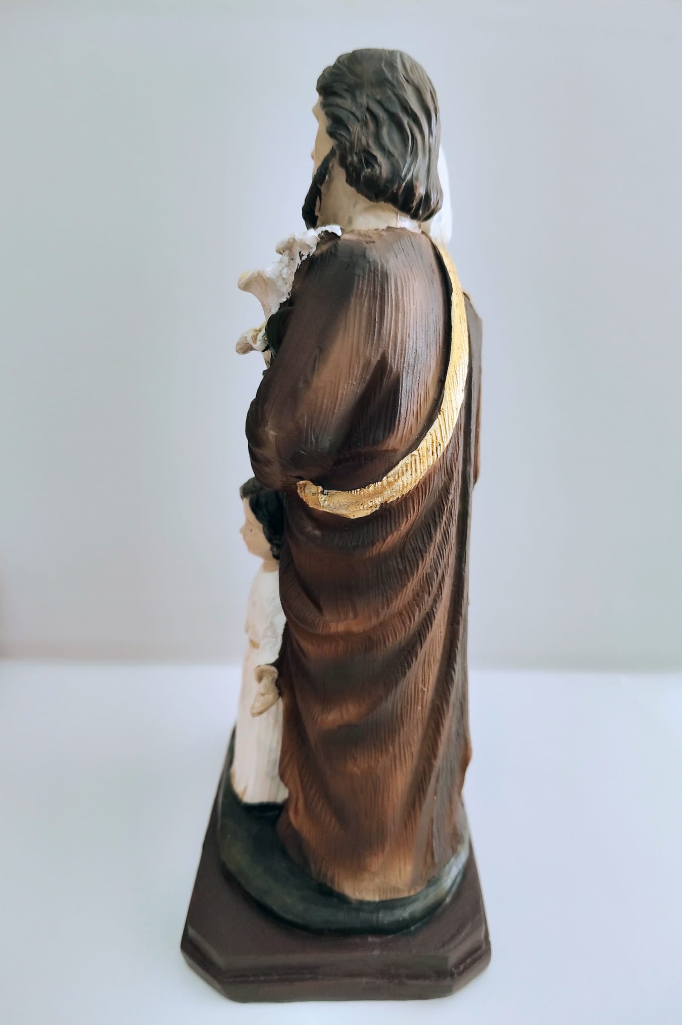 Figura de resina Sagrada Familia  21x12x8cm