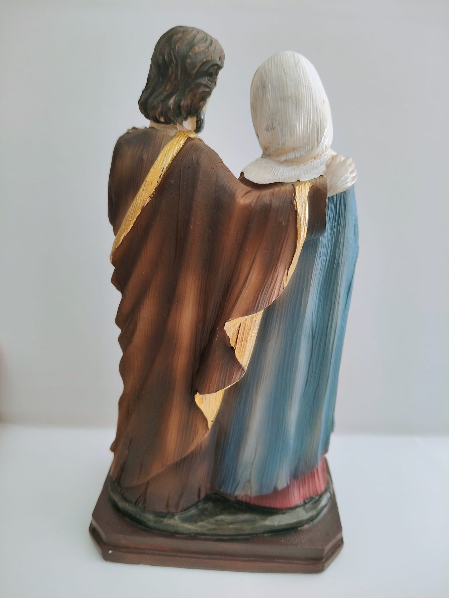 Figura de resina Sagrada Familia  21x12x8cm