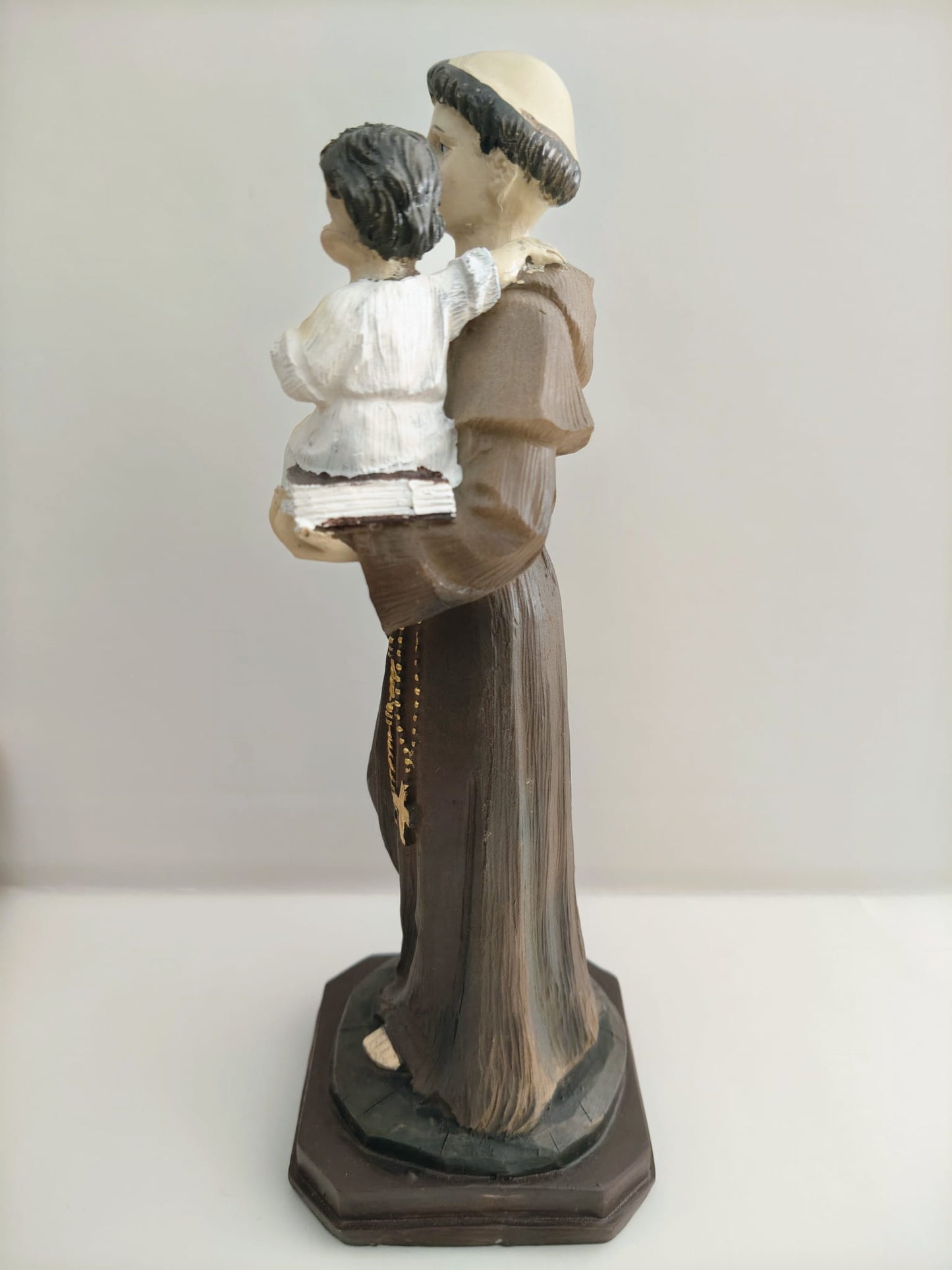 Figura de resina San Antonio 21x8x8 cm