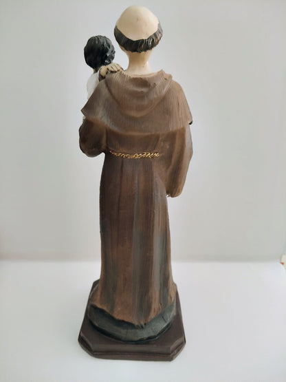 Figura de resina San Antonio 21x8x8 cm