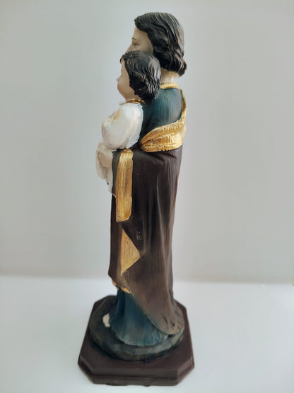 Figura de resina San José 21x8x8 cm