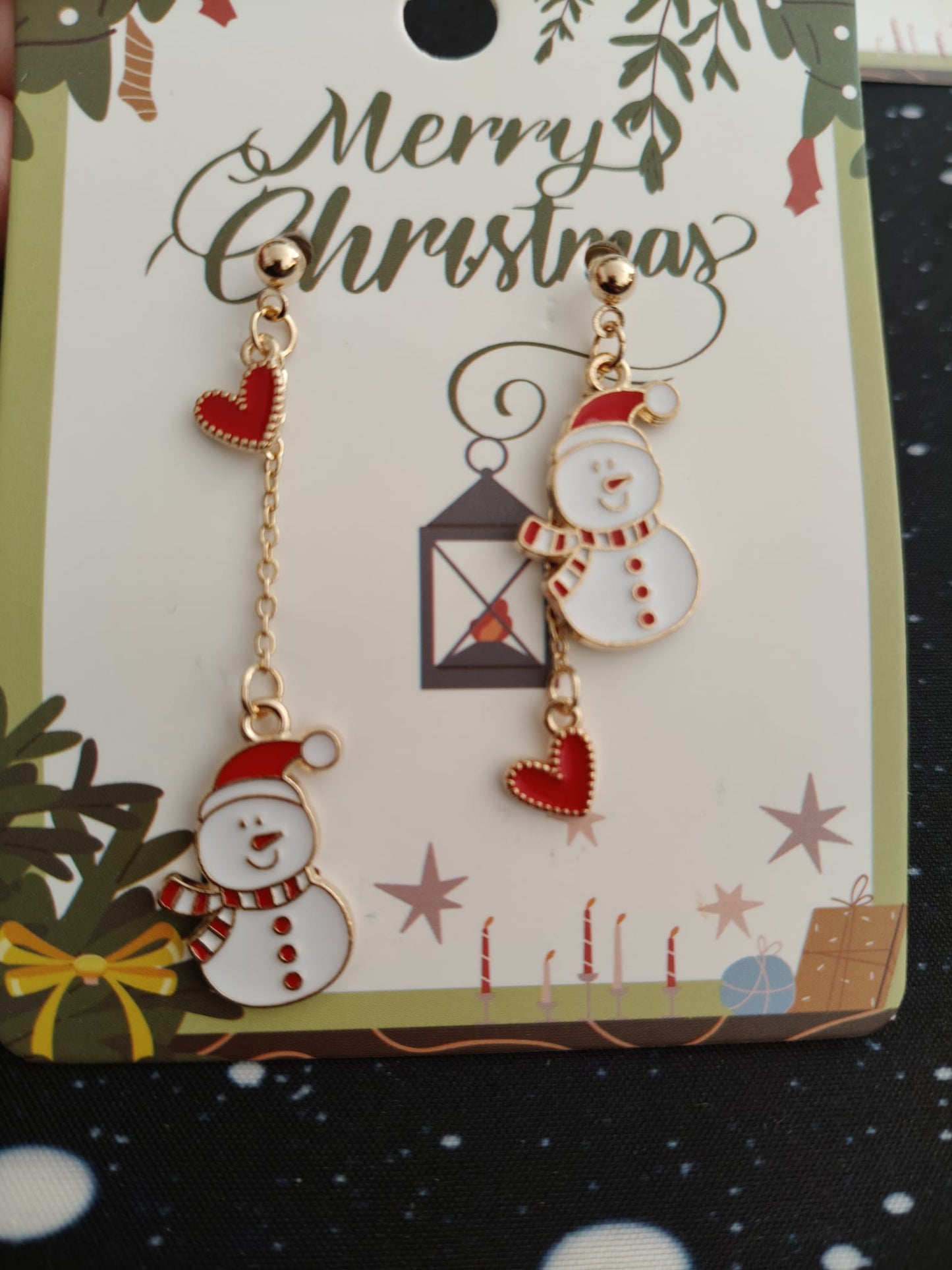 Pendientes navideños - varios modelos