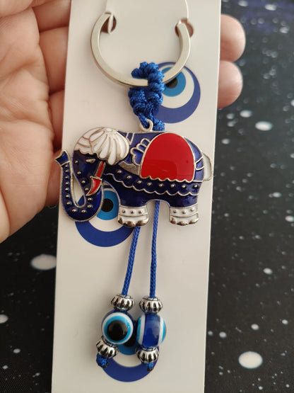 Llavero Elefante con Ojo turco