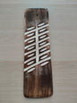 Brûle-encens sculpté 25x7cm