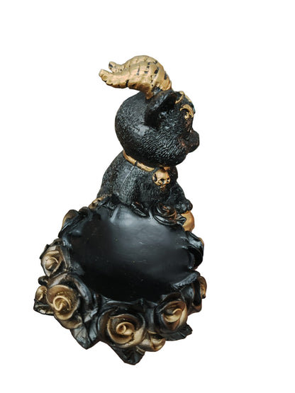 Mystical Cat Candle Holder Figure 11x13x8.5cm
