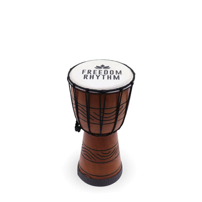 Tambor Pro Djembe Pequeño "Ritmo de Libertad" – Sonido Agudo – 30 cm