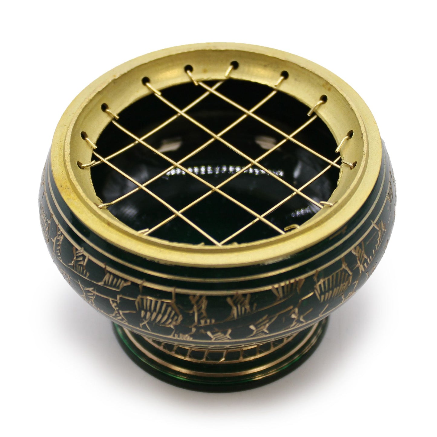 Chakra Charcoal Incense Tall Bowl - Heart