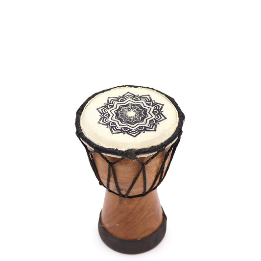 Handmade Djembe Drum with Wide Top - 15cm