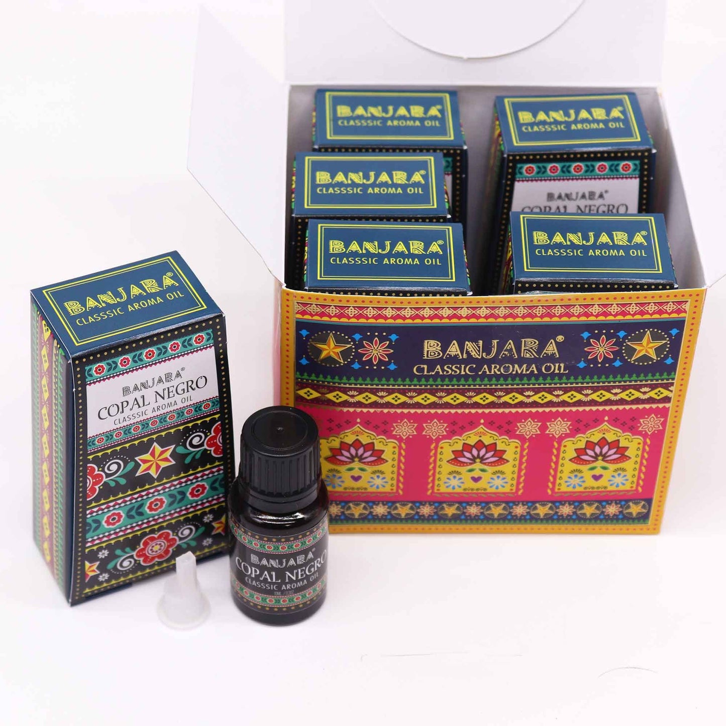 Huile parfumée indienne Banjara 10 ml - Copal noir