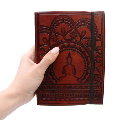 Small notebook with elastic closure - Tibetan Mandala