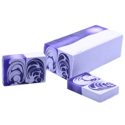 Savon artisanal en barre de 1,2 kg - Lilas