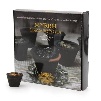 Box of 12 resin cups - Myrrh