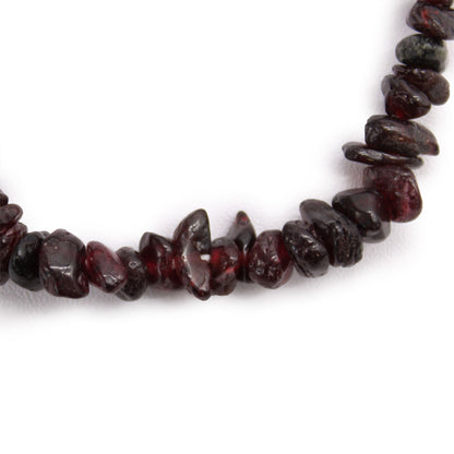 Gemstone Fragment Bracelet - Blood Garnet