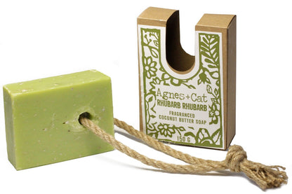 Savon à la rhubarbe