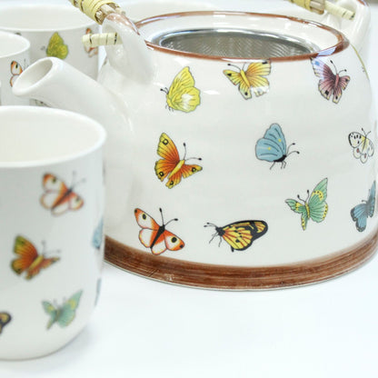 Teapot set - Butterflies