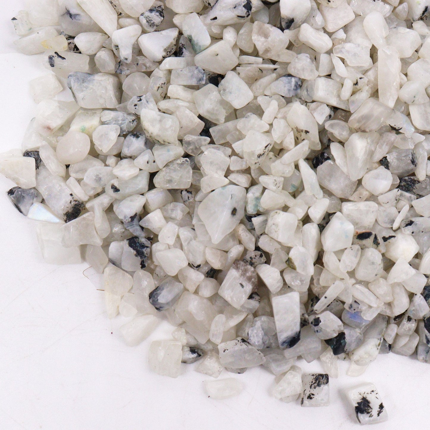 Bulk Rainbow Moonstone Chips - 1KG