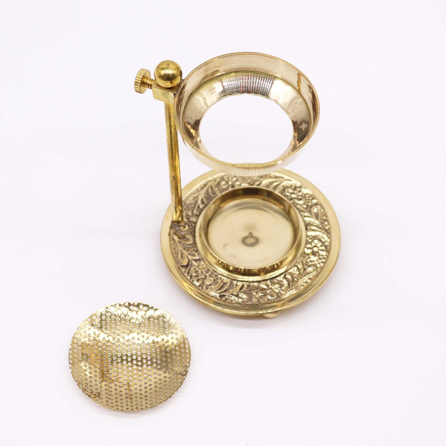 Brass Resin Incense Burner - Adjustable