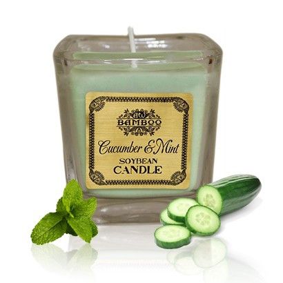 Soy Wax Candle - Cucumber and Mint