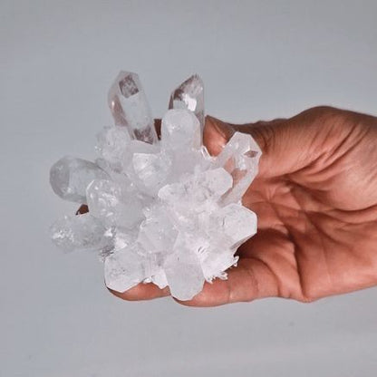Natural Quartz Handcrafted Cluster - Clear Quartz (approx 250-300gm 8cm)