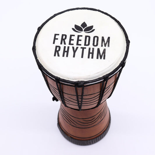 Tambor Pro Djembe Pequeño "Ritmo de Libertad" – Sonido Agudo – 30 cm
