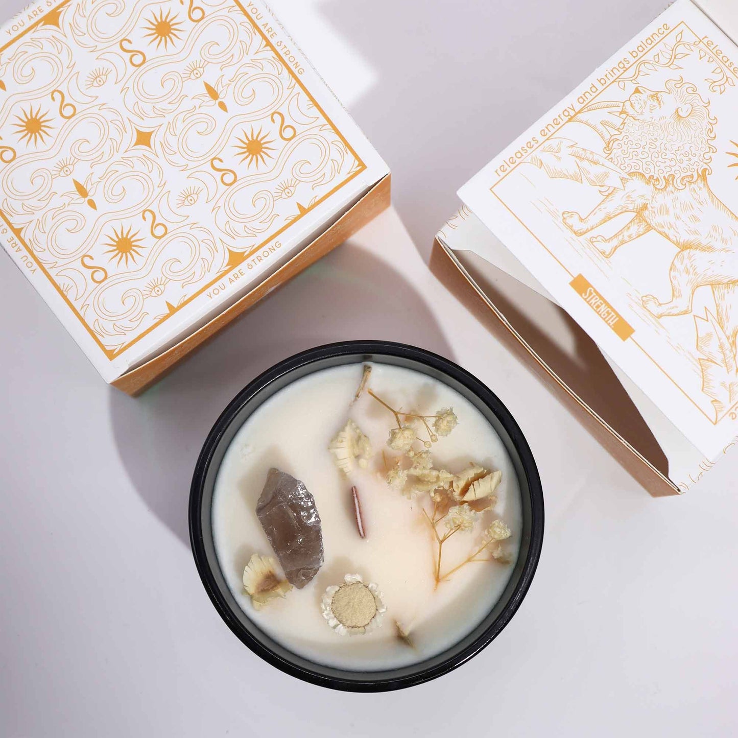 Hop Hare Magical Crystal Flower Candle - Leon