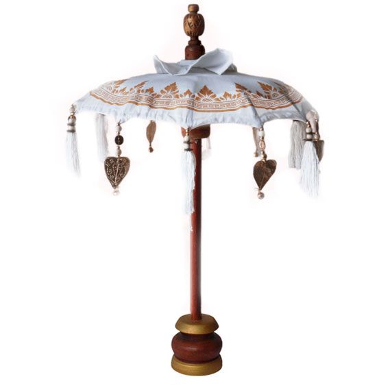 Bali Umbrella Home Decor - Canvas - Gold Decoration - 40cm