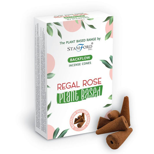 Herbal Backflow Incense Cones - Royal Rose