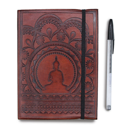 Small notebook with elastic closure - Tibetan Mandala
