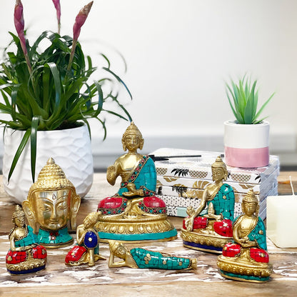 Figura de Buda de Latón - Bendición - 7.5cm