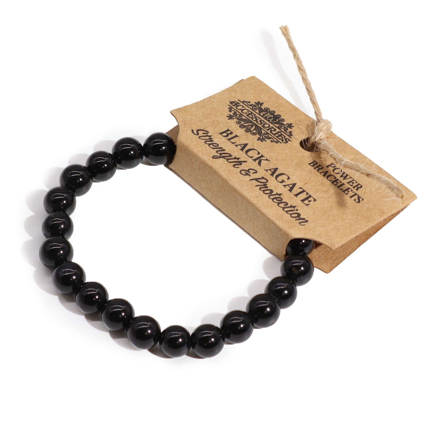 Energy Bracelet - Black Agate