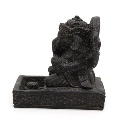 Ganesh Fengshui Incense Burner (Antique Black)
