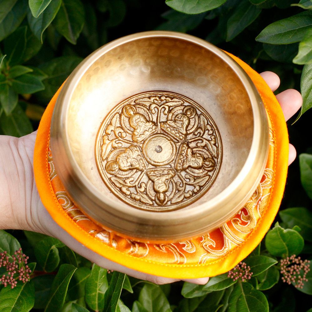 Tibetan singing bowl set - Five Buddha 10cm (min 400gm)