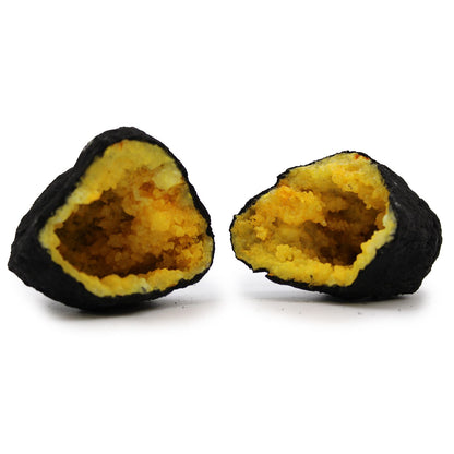 Geodas de calcita coloreada - Piedra Negra - Amarillo