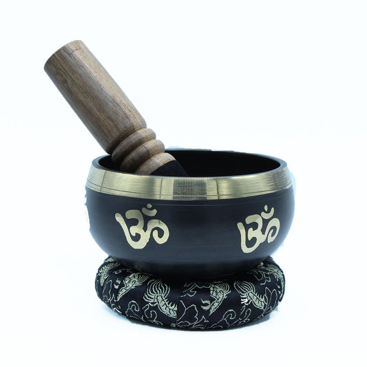 Yoga Om Tibetan Singing Bowl Set