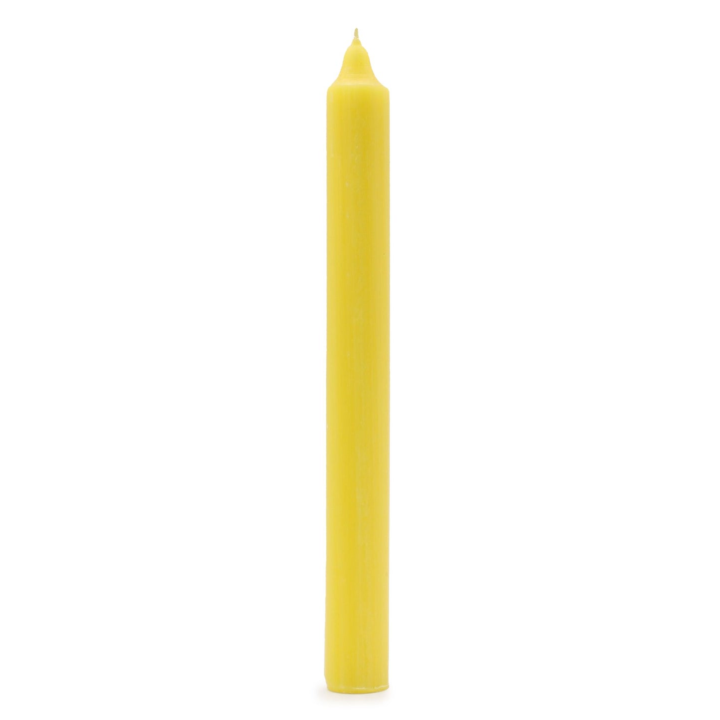 Juego de Velas de Mesa de Color Sólido - Pack de 21 - Limón Rústico