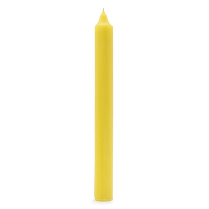 Juego de Velas de Mesa de Color Sólido - Pack de 21 - Limón Rústico