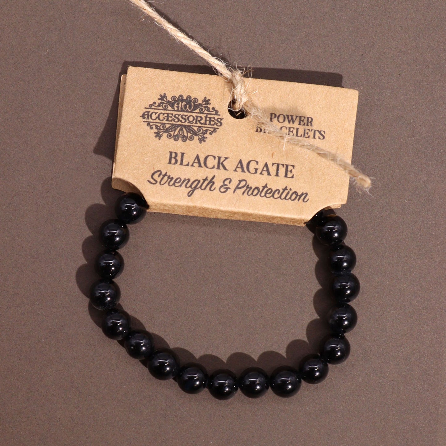 Energy Bracelet - Black Agate